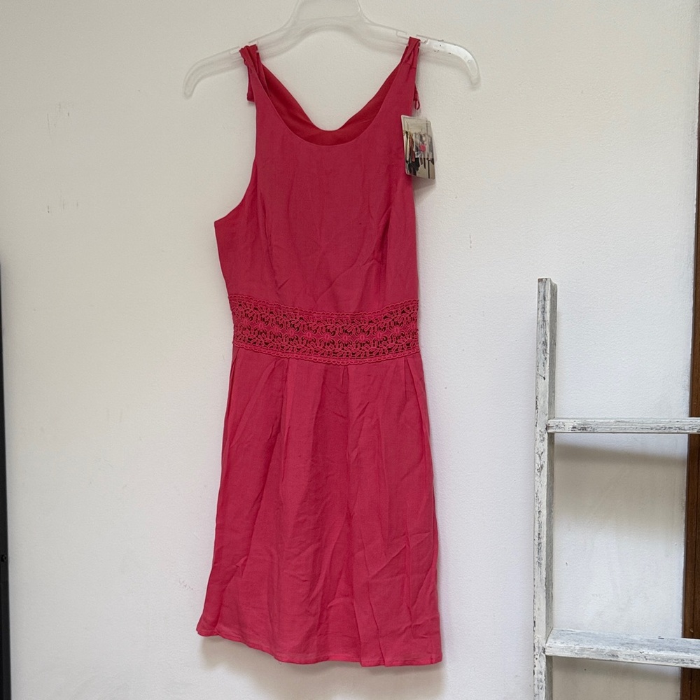 NEW Kimichi blue NWT WOMANS CORAL PINK DRESS